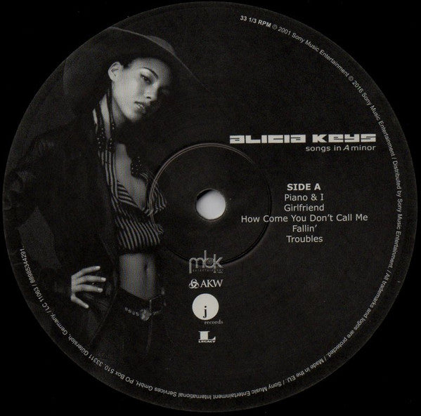 Alicia Keys : Songs In A Minor (2xLP, Album, RE, 180)