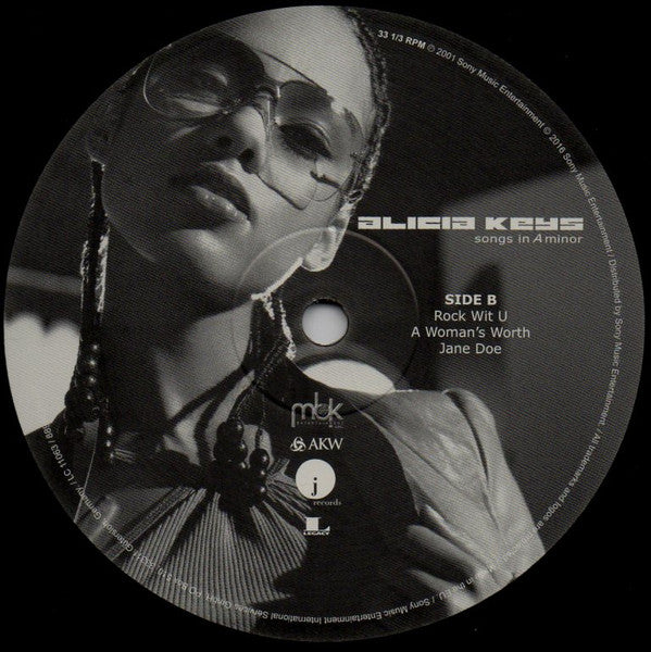 Alicia Keys : Songs In A Minor (2xLP, Album, RE, 180)