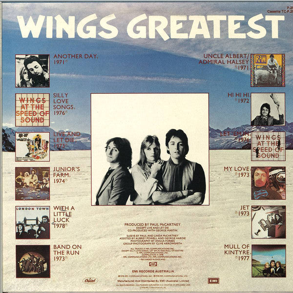 Wings (2) : Wings Greatest (LP, Comp, 1st)