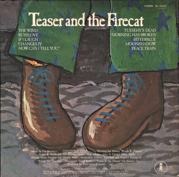 Cat Stevens : Teaser And The Firecat (LP, Album, Gat)