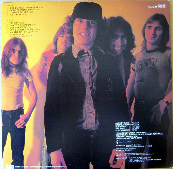 AC/DC : Powerage (LP, Album, RE)