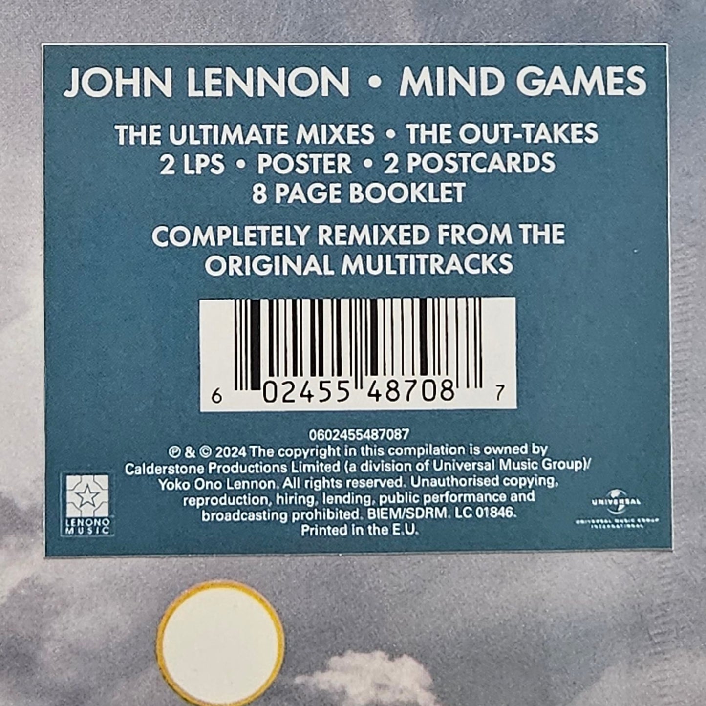 John Lennon - Mind Games (The Ultimate Collection) (2LP) Vinyl Record