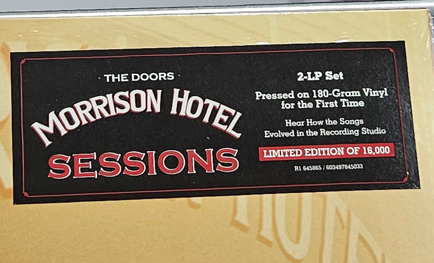 The Doors - Morrison Hotel Sessions RSD Vinyl LIMITED EDITION 2LP GATEFOLD