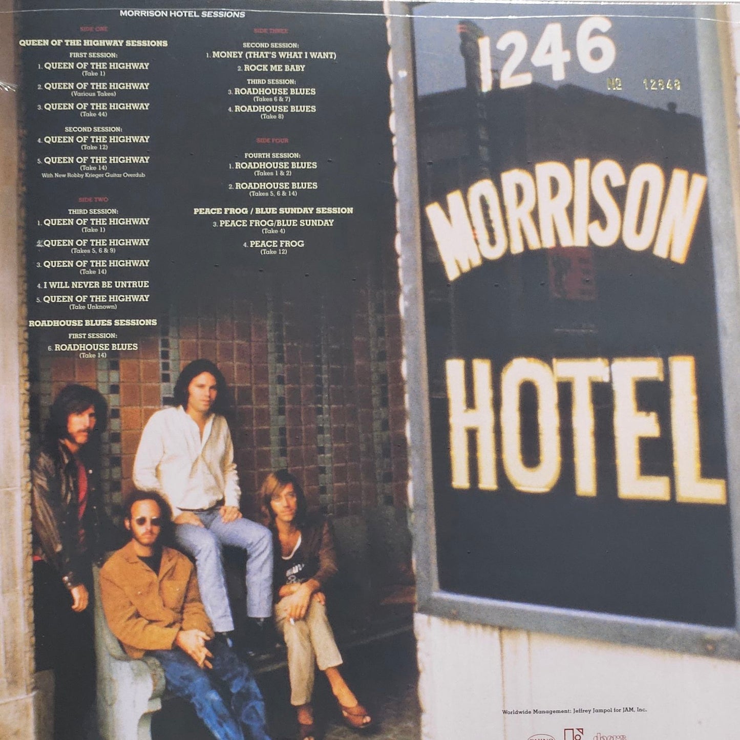 The Doors - Morrison Hotel Sessions RSD Vinyl LIMITED EDITION 2LP GATEFOLD