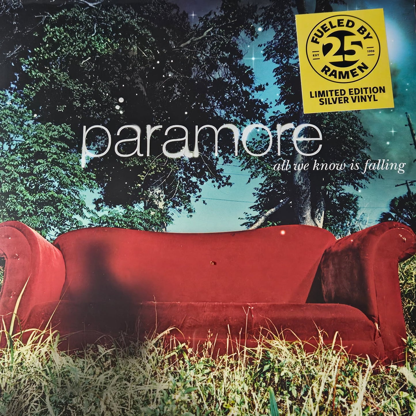 PARAMORE - ALL WE KNOW IS FALLING - LIMITED EDITION  EDITION SILVER