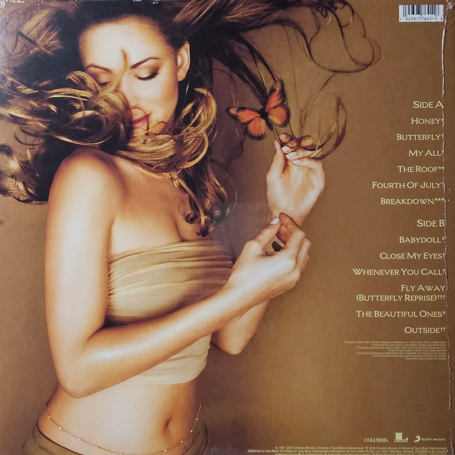 MARIAH CAREY - BUTTERFLY VINYL