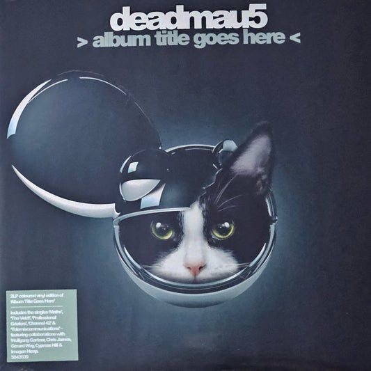 DEADMAU5 – > Album Title Goes Here < (2 x Vinyl, LP, Album, Cyan Translucent) Gatefold