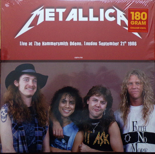 METALLICA - Live At The Hammersmith Odeon London September 21th 1986 (Colour Vinyl)