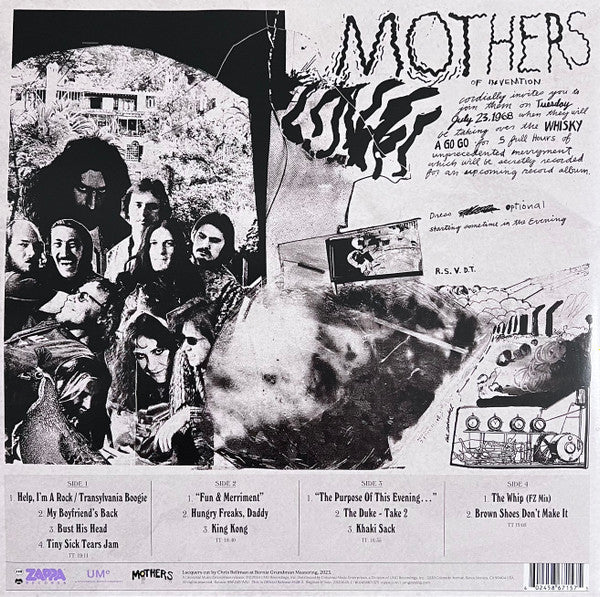 Frank Zappa & The Mothers Of Invention* - Whisky A Go Go, 1968: Highlights (2xLP, Album, 180)