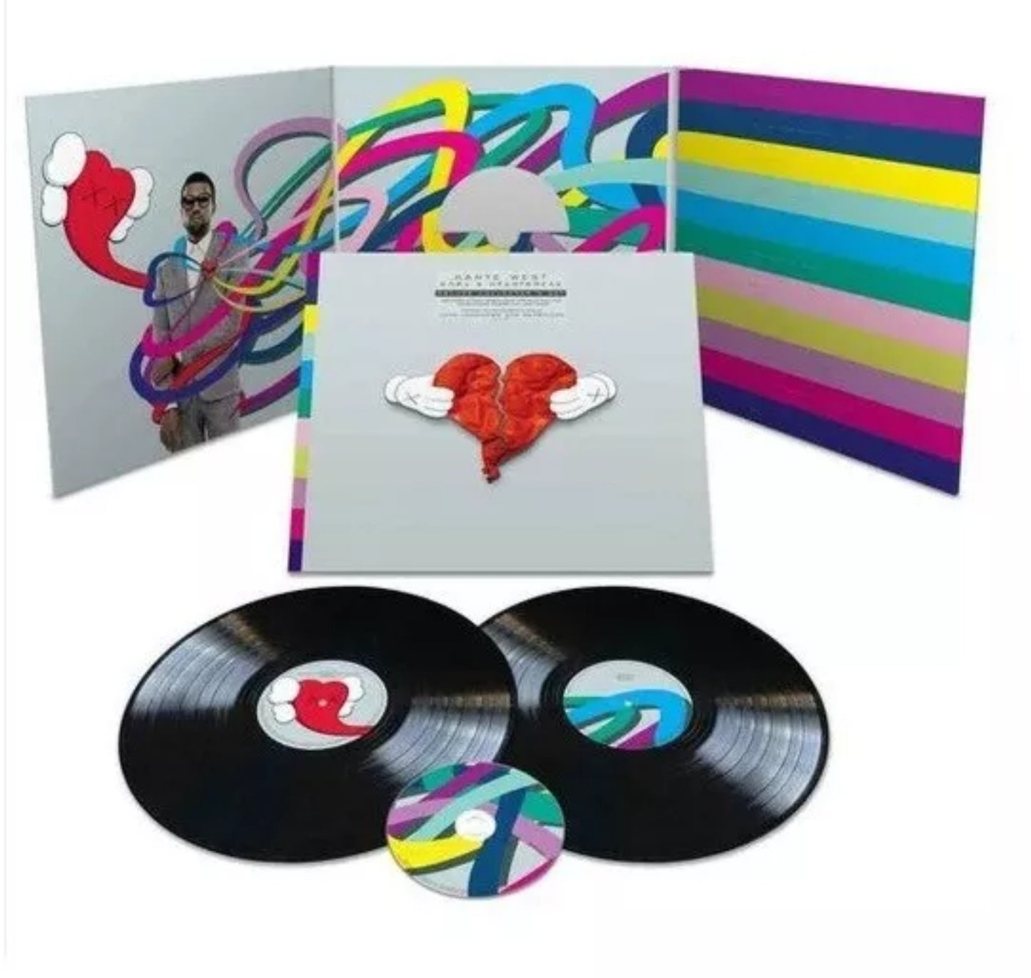 KANYE WEST '808s & Heartbreak' Vinyl 2LP + CD + Poster