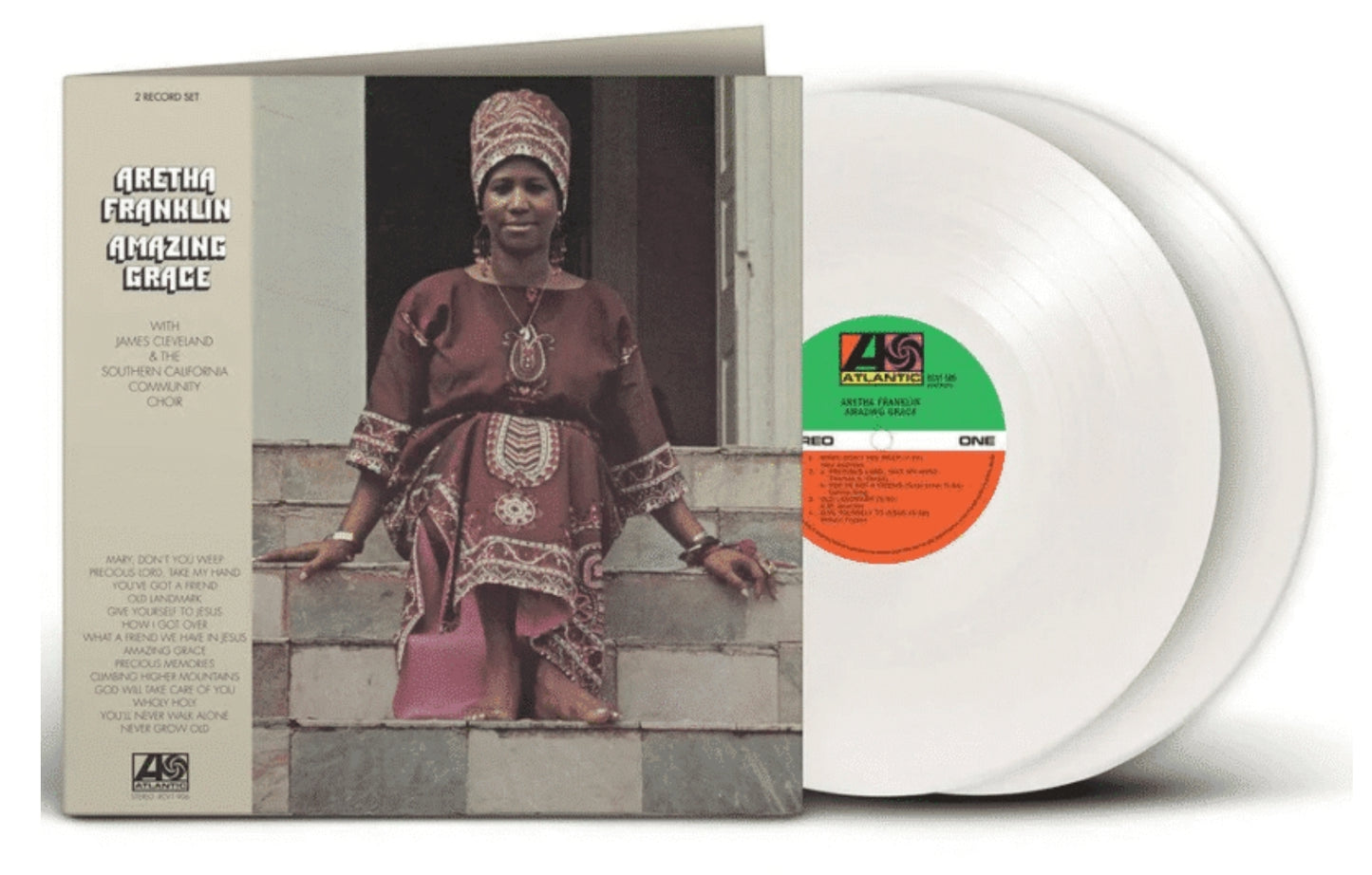 Aretha Franklin – Amazing Grace (2xLP, Gatefold, White Vinyl)