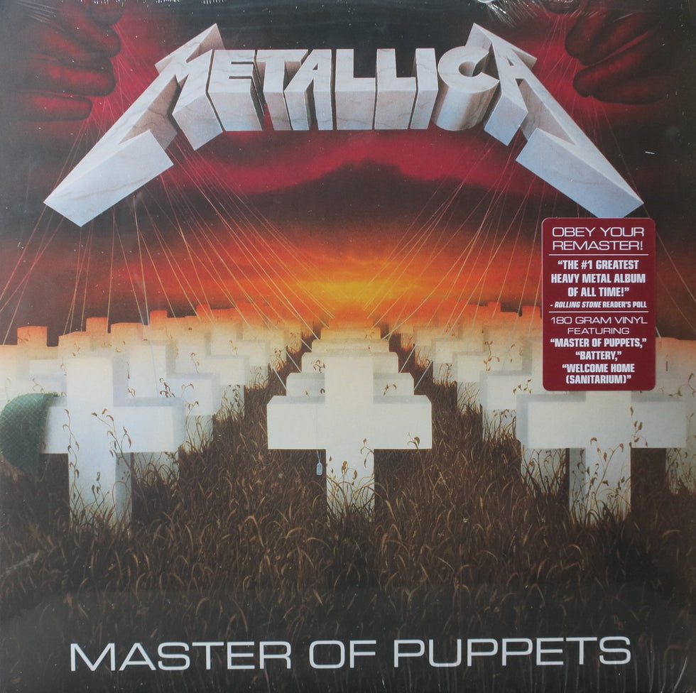 METALLICA 'Master Of Puppets' Remastered 180g Vinyl LP