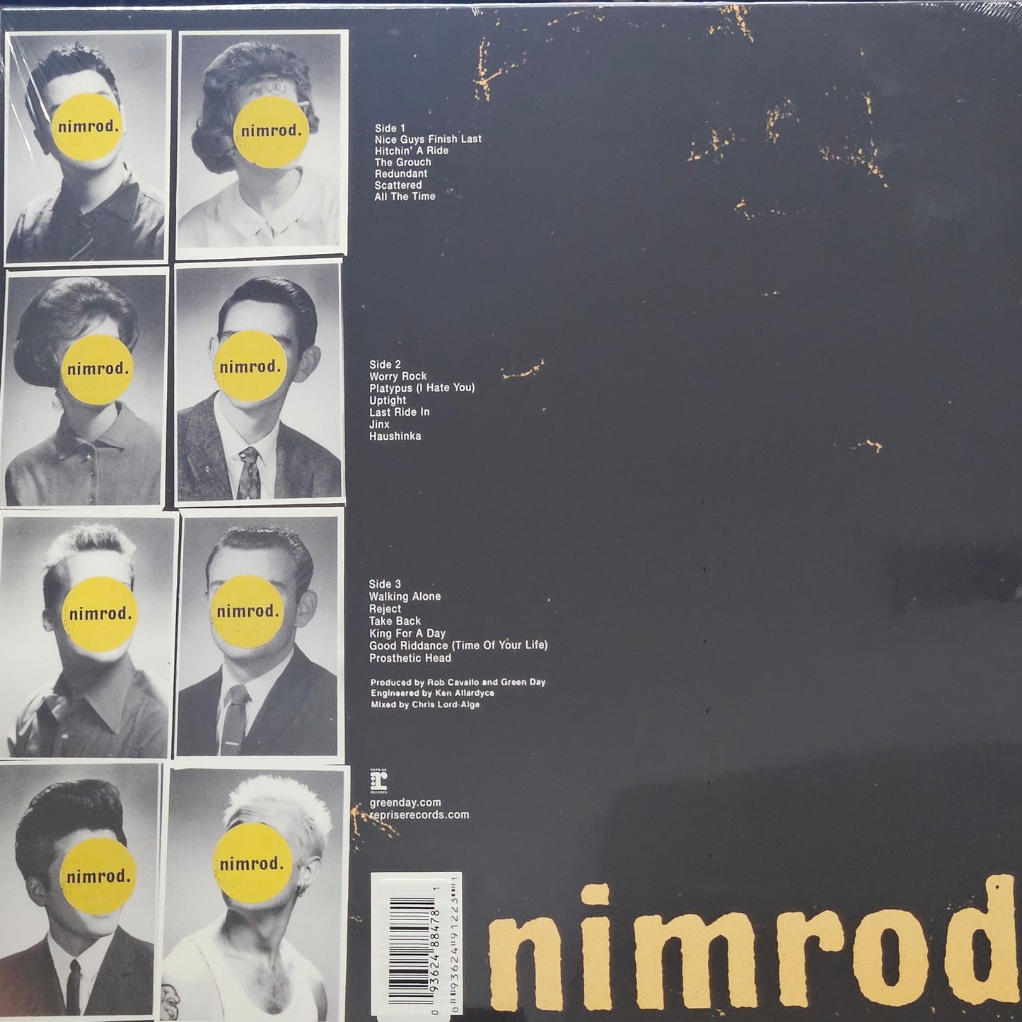 Green Day Nimrod 2LP Gatefold