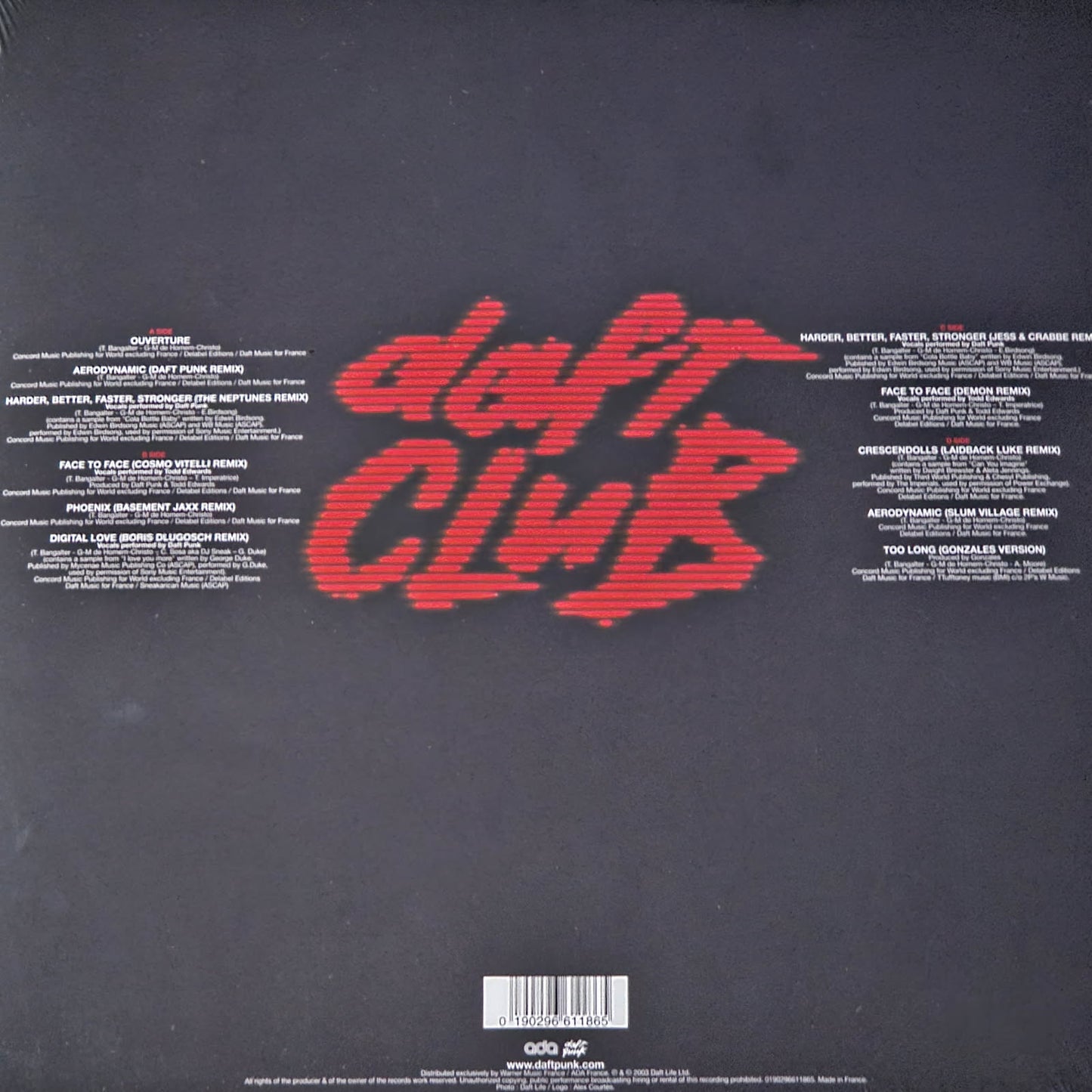 DAFT PUNK 'Daft Club' Vinyl 2LP