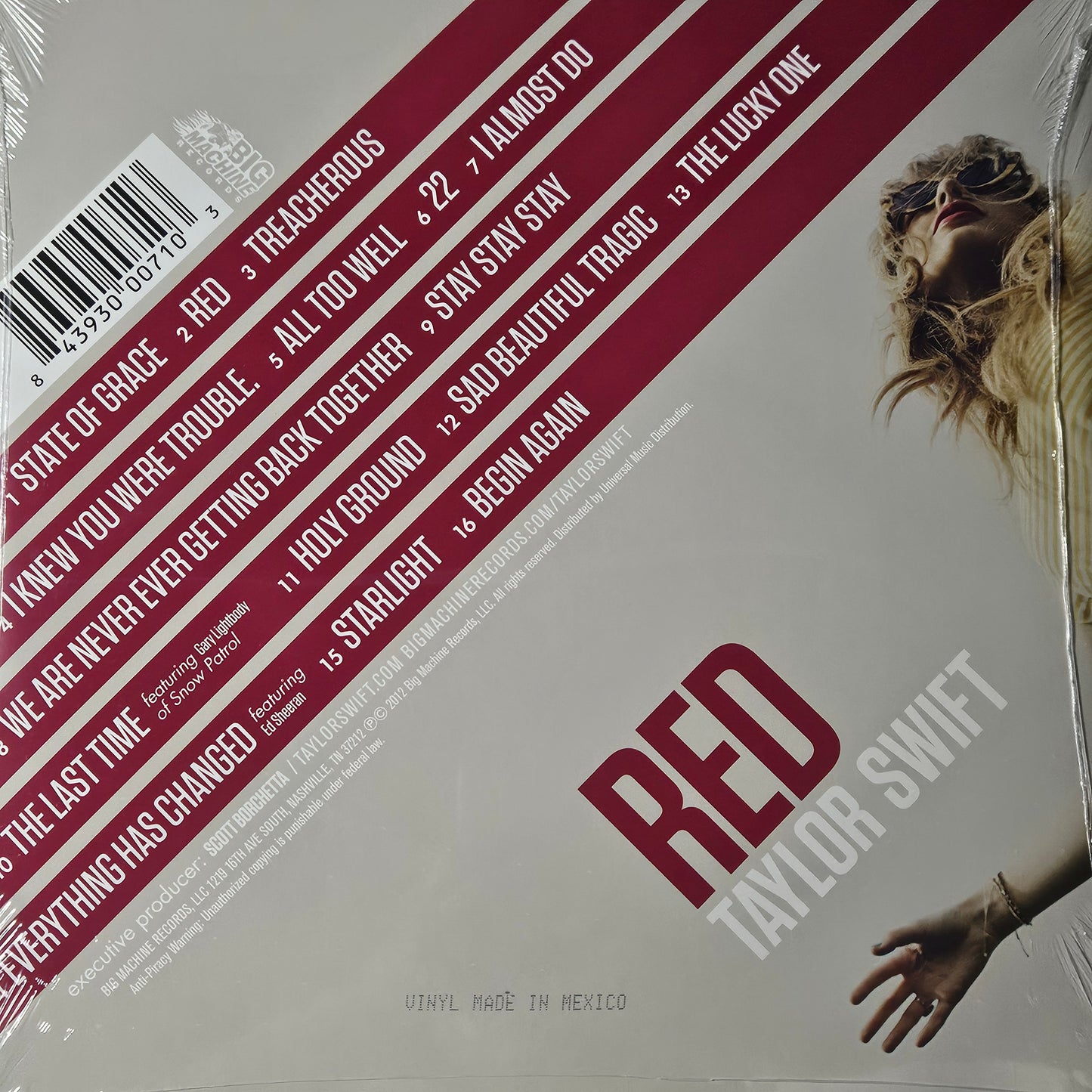 Taylor Swift - Red 2LP Gatefold