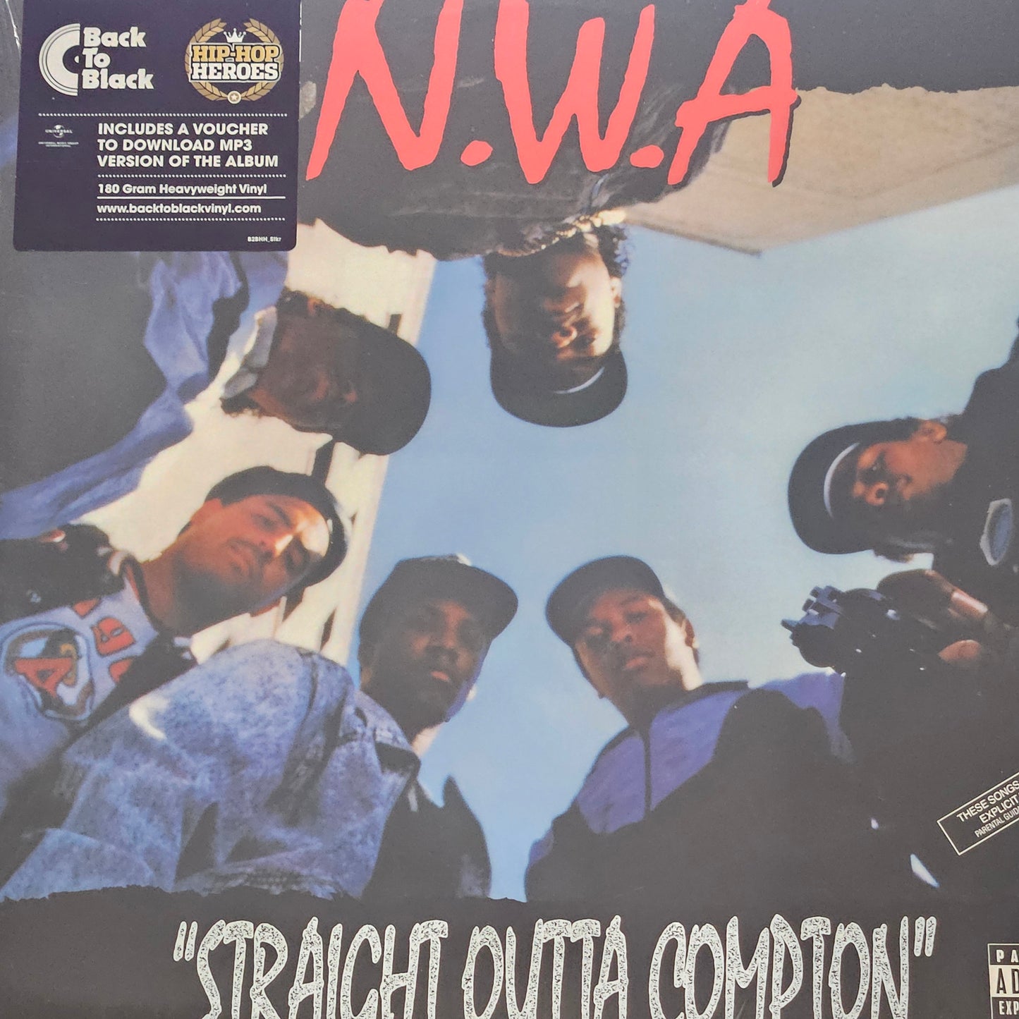 N.W.A. 'Straight Outta Compton' 180g Vinyl LP (NWA Dr Dre Eazy-E Ice Cube) NWA