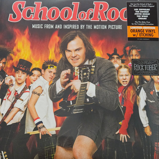 SCHOOL OF ROCK MOTION PICTURE SOUNDTRACK ORANGE COLOURED VINYL LIMITED EDITION 2LP GATEFOLD