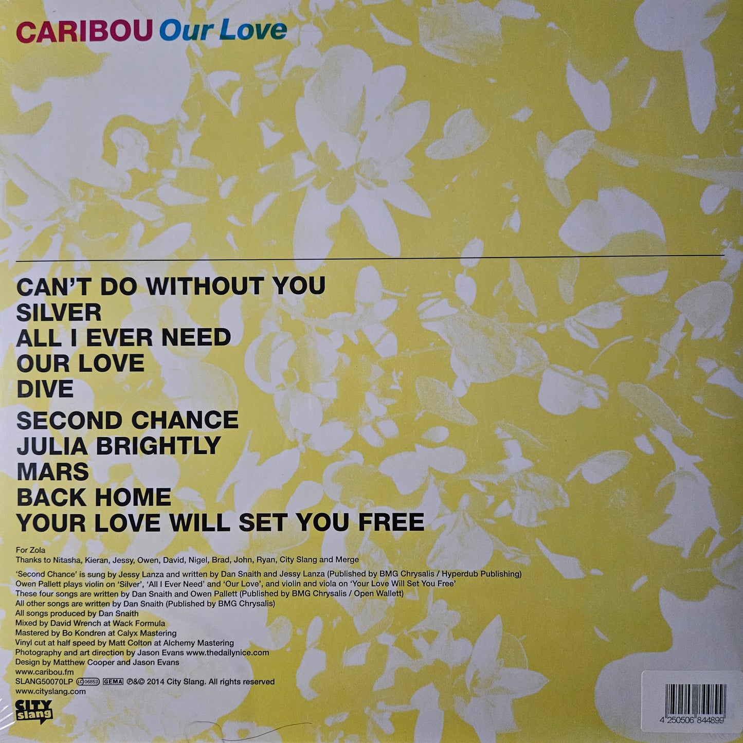 Caribou - Our Love Limited Edition Pink Vinyl