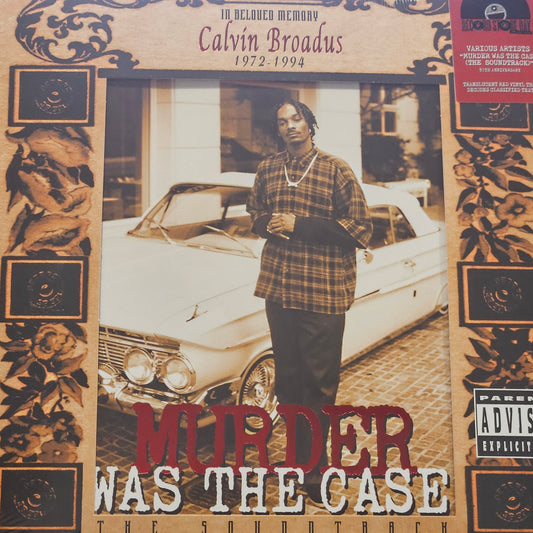 Murder Was the Case (1995) - Snoop Dogg Original Motion Picture Soundtrack 2xLP Vinyl Record (2024 Record Store Day Exclusive Translucent Red Coloured Vinyl)