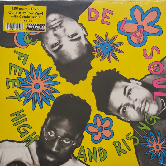 De La Soul - 3 Feet High And Rising (Limited Edition Yellow Coloured Vinyl) 2LP