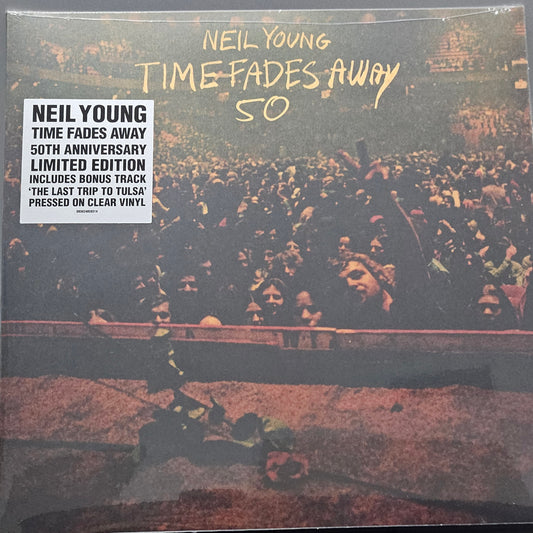 NEIL YOUNG 'Time Fades Away' Vinyl LP Limited Edition Clear Vinyl