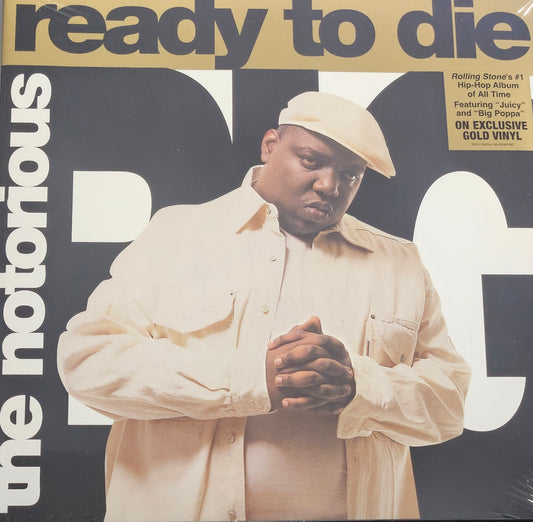 NOTORIOUS B.I.G. 'Ready To Die' GOLD Vinyl 2LP Biggie Gatefold