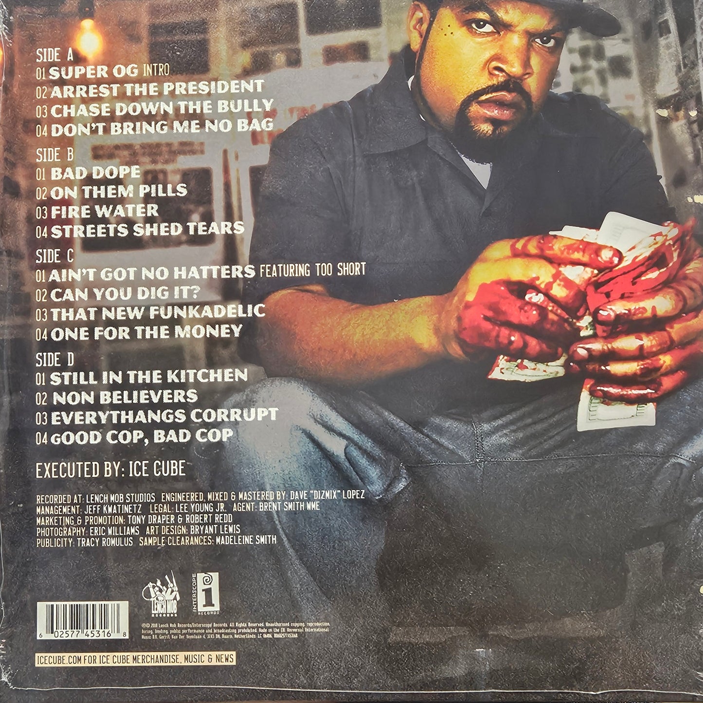 ICE CUBE - Everythangs Corrupt  2 LP Vinyl