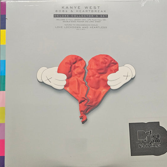 KANYE WEST '808s & Heartbreak' Vinyl 2LP + CD + Poster