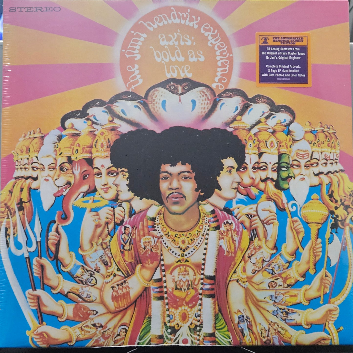 Jimi Hendrix : Axis  Bold As Love (Authorized Reissue 180G Vinyl + Booklet)