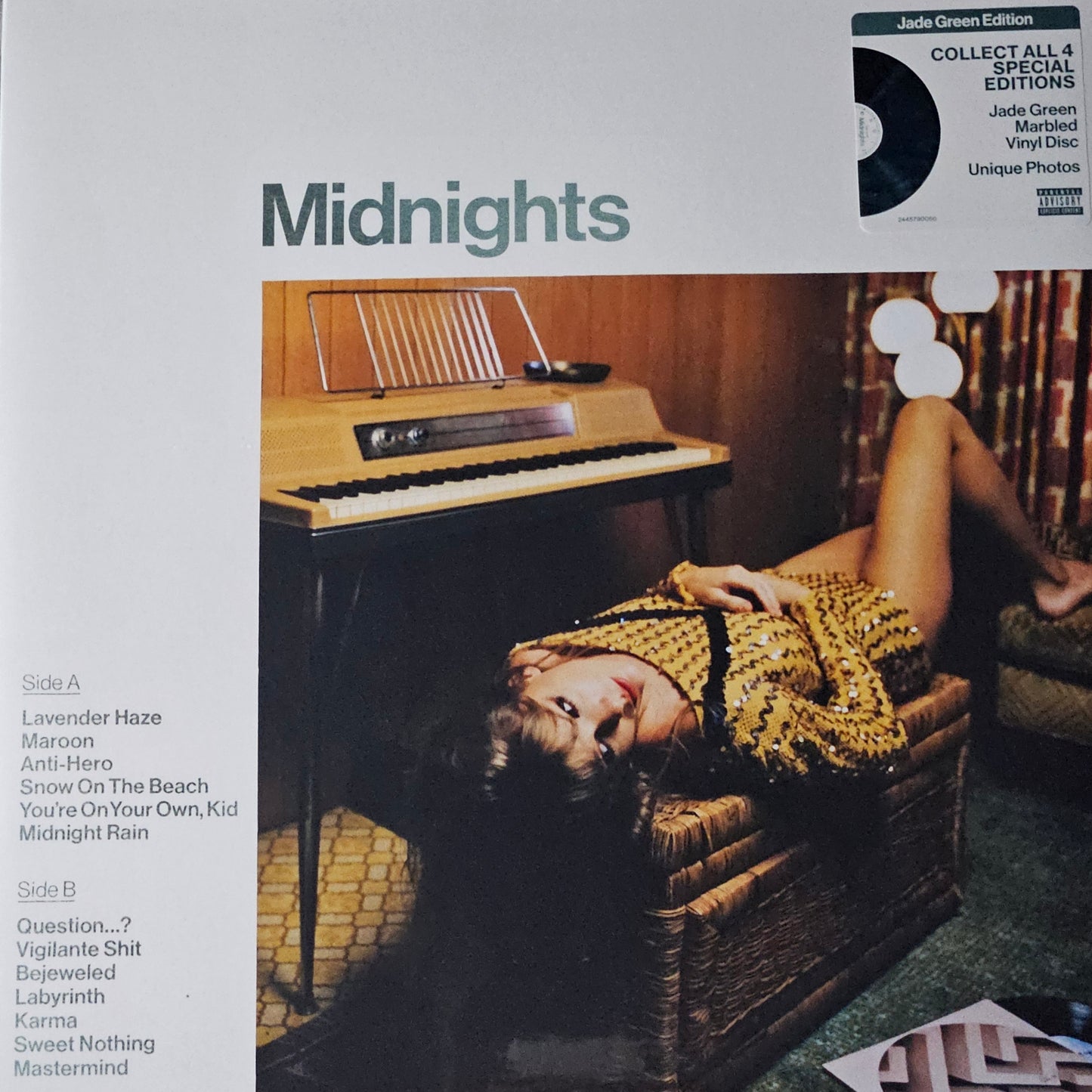 Taylor Swift - Midnights Jade Green Vinyl Gatefold