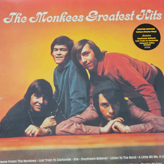 THE MONKEES Greatest Hits (Compilation, Limited Edition, Reissue, Yellow-Flame Vinyl)