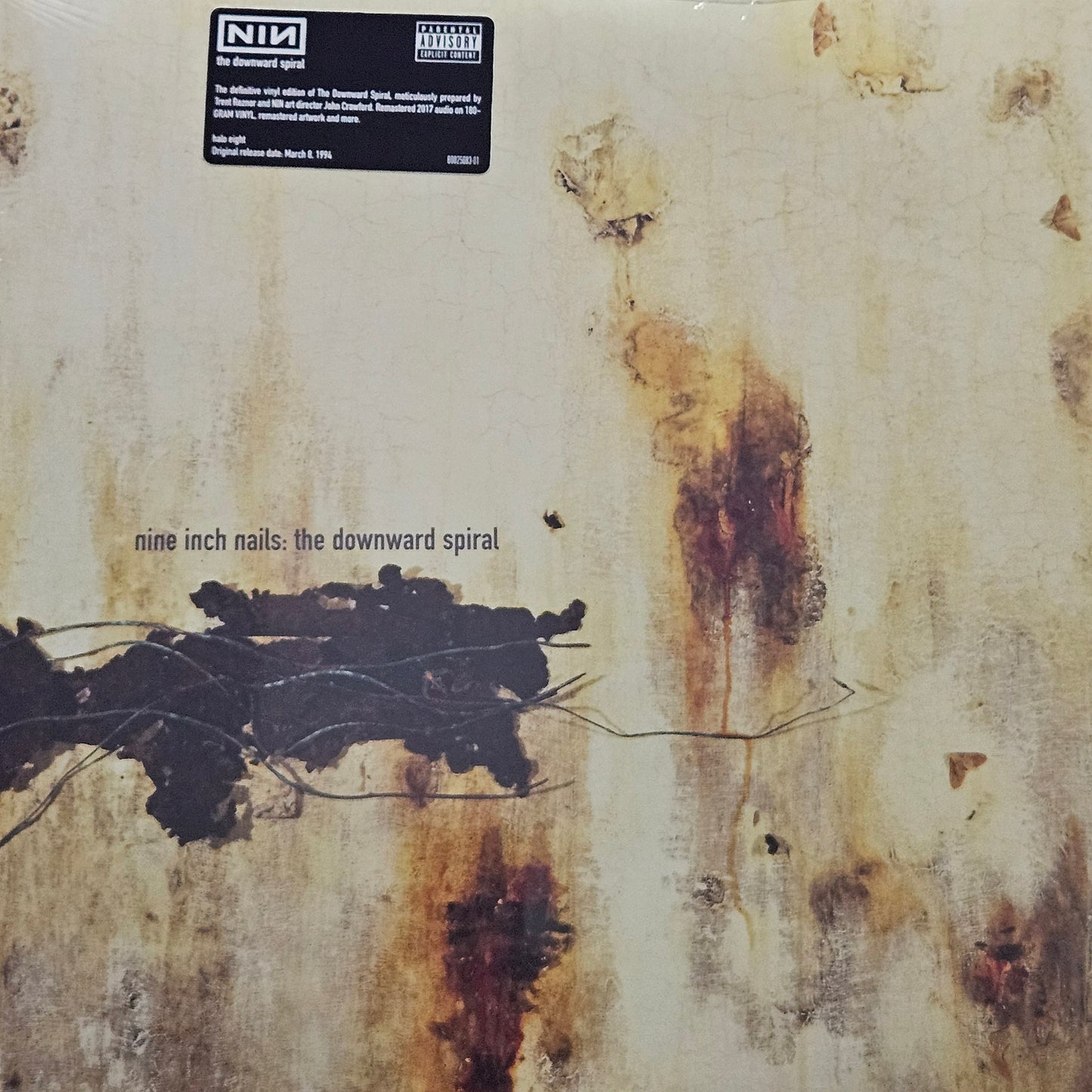 NINE INCH NAILS 'Downward Spiral' Remastered 180g Vinyl 2LP NIN