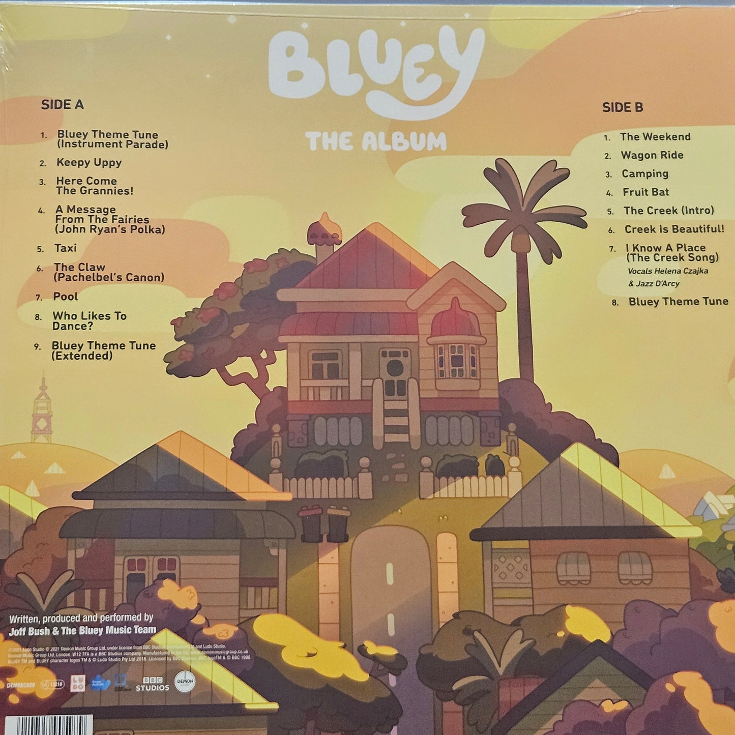 BLUEY - THE ALBUM - BLUE VINYL WITH POSTER