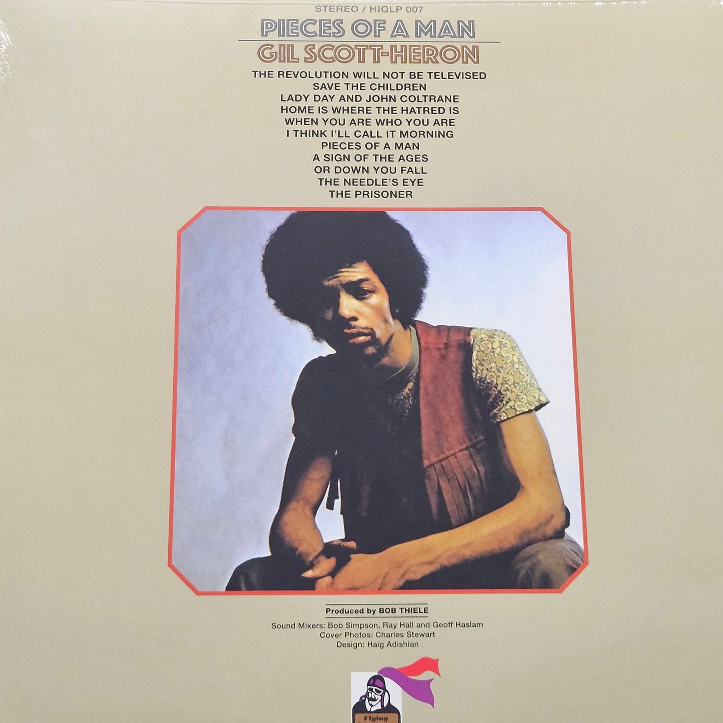 GIL SCOTT-HERON
Pieces Of A Man (Reissue, Stereo, 180 Gram, Gatefold)