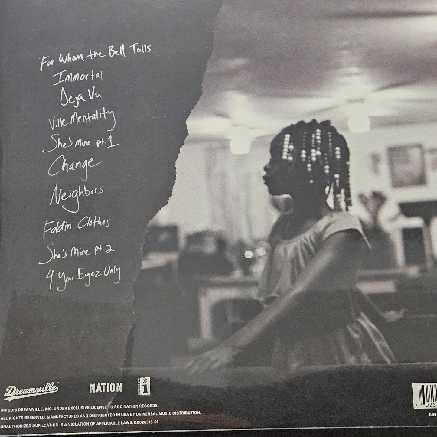 J. Cole – 4 Your Eyez Only Gatefold