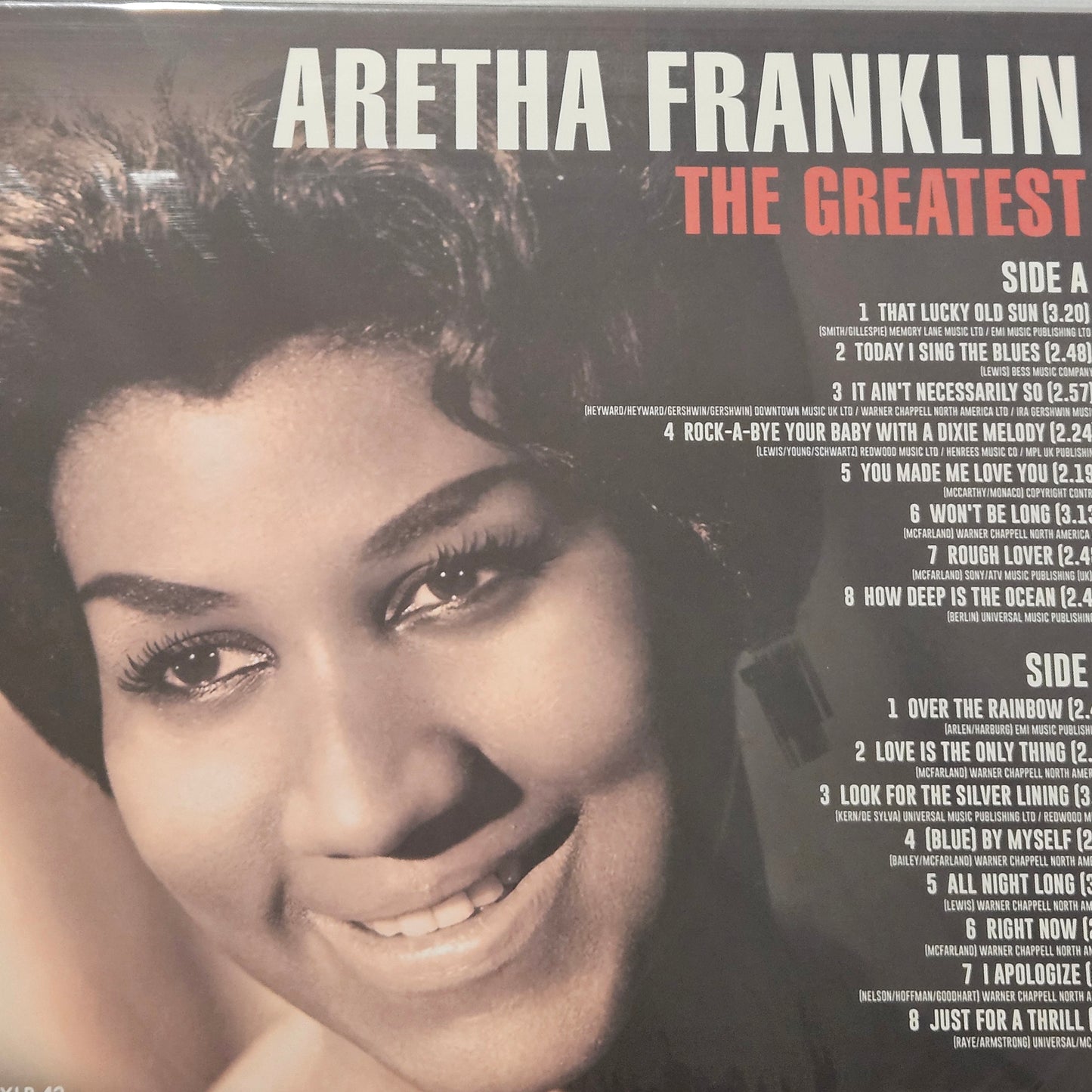 Aretha Franklin - The Greatest 180G Vinyl Sealed