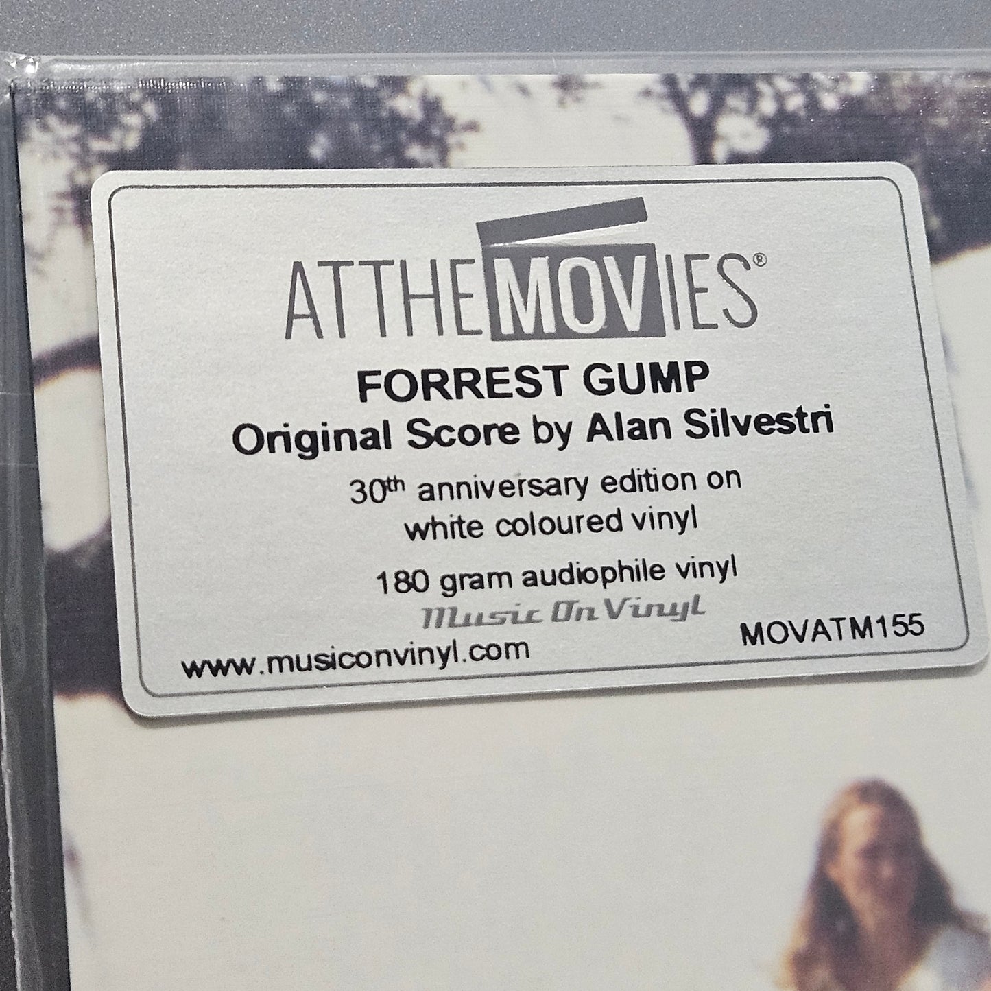 FORREST GUMP -  ORIGINAL SCORE SOUNDTRACK 30TH ANNIVERSARY WHITE COLOURED VINYL MUSIC ON  VINYL