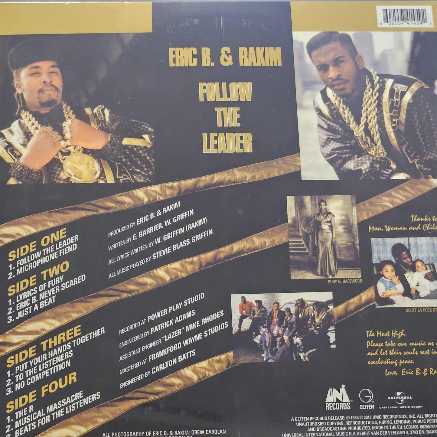 Eric B. & Rakim - Follow the Leader 2xLP Vinyl Record