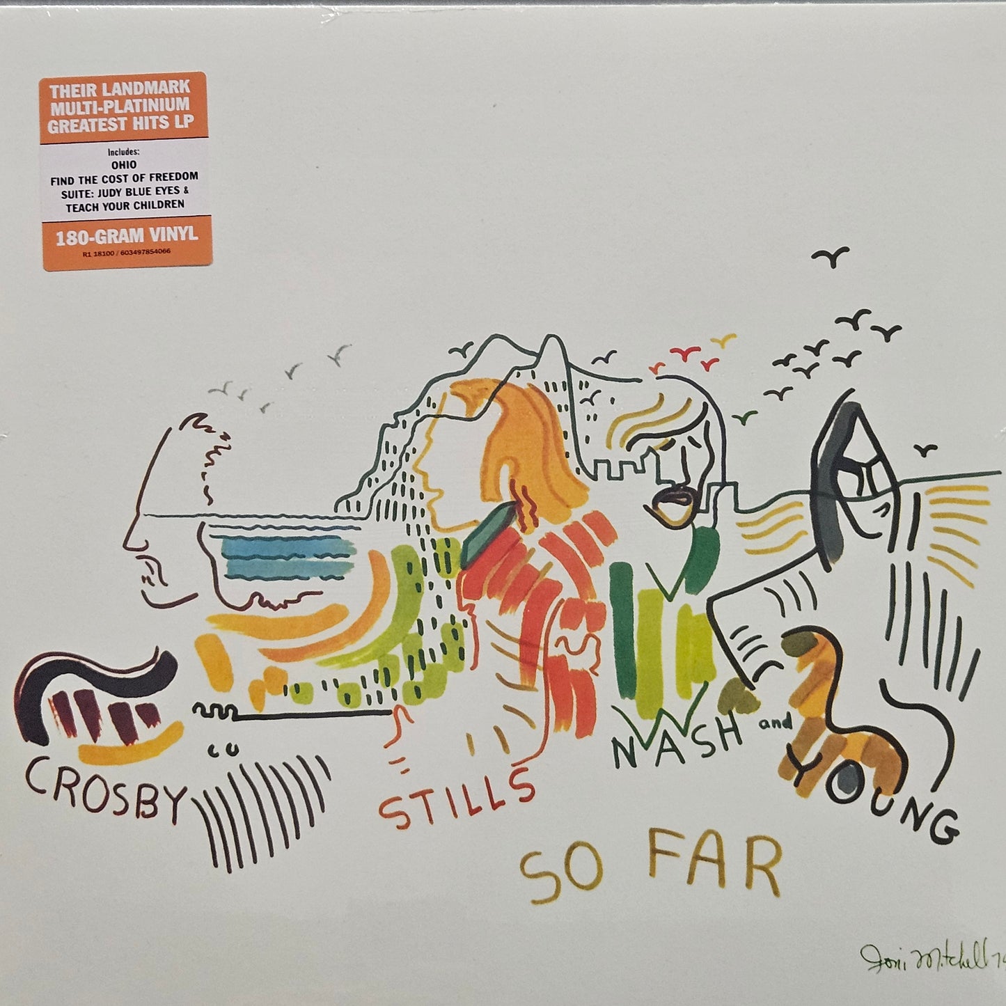 Crosby, Stills, Nash &  Neil Young - So Far (LP, Comp, RE, 180)